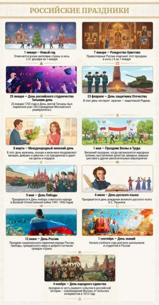 Российские праздники